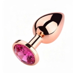 Luna Secret Rose Gold Metal Anal Plug