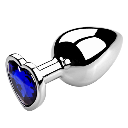 Luna Secret Silver Heart-Shaped Metal Anal Plug