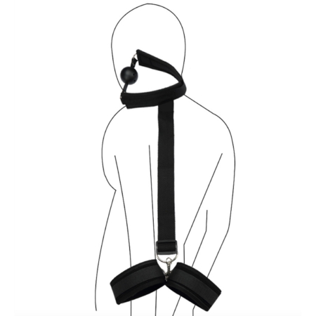 Luna Secret Reverse Handcuff Ball Gag