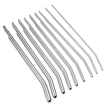 Luna Secret Stainless Steel Urethral Plug - 8-Piece Kit